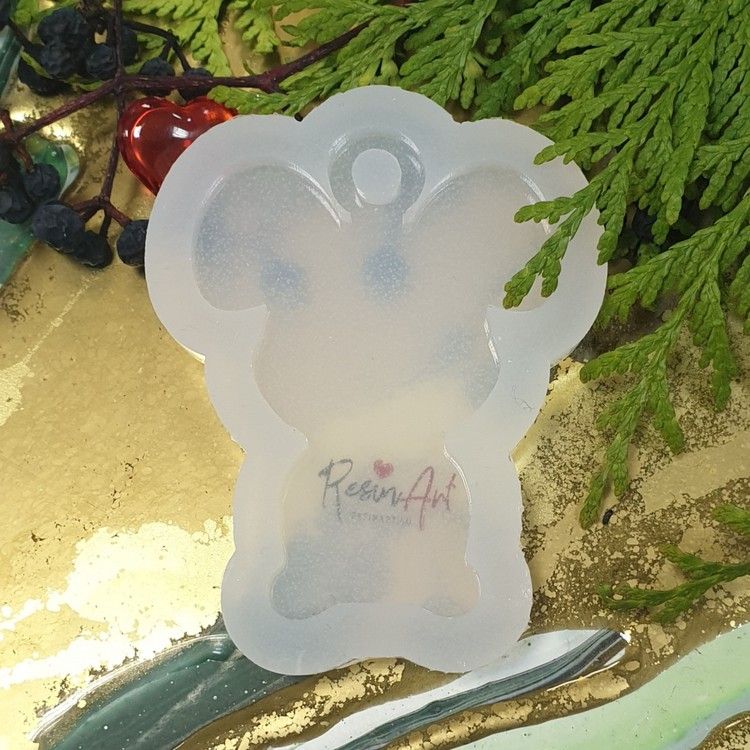 Елочная игрушка Мышонок - Силиконовый молд, ResinArt — картинка 2