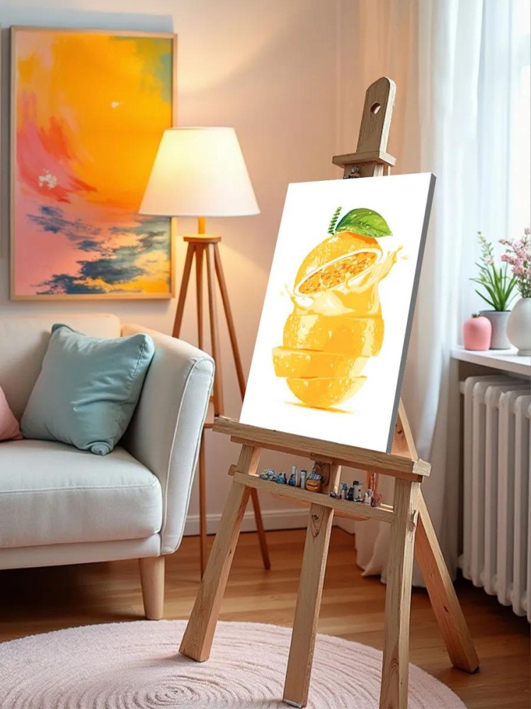 Картина по номерам «Апельсиновый фреш» — картинка 10