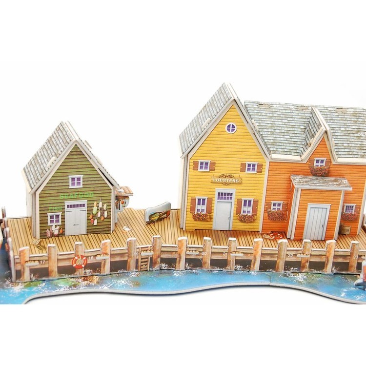 3D пазл Рыбацкий причал — картинка 6