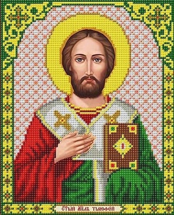 Рисунок на ткани «Святой Тимофей»
