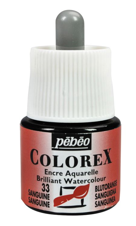 Акварельные чернила Pebeo Colorex (сангина), 45 мл
