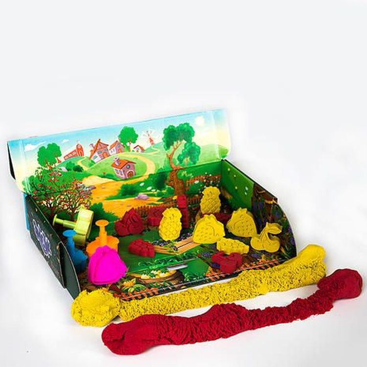 Тянущийся пластилин Эластик «Fruits», желтый, зеленый, красный, 360 гр. — картинка 6