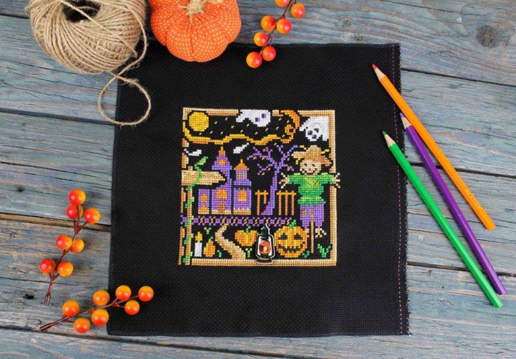 Набор для вышивания «Мини-семплер. Хэллоуин» — картинка 4