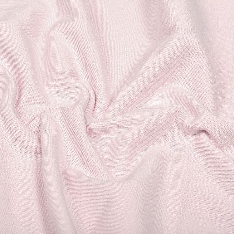 Ткань трикотаж Кулирка хлопок, 6 м, ширина 100+100 см, 145 г/м2, цвет: розовое безе, TBY — картинка 3