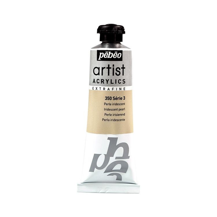 Краска акриловая PEBEO Artist Acrylics extra fine №3 металлик, жемчужный, 37 мл