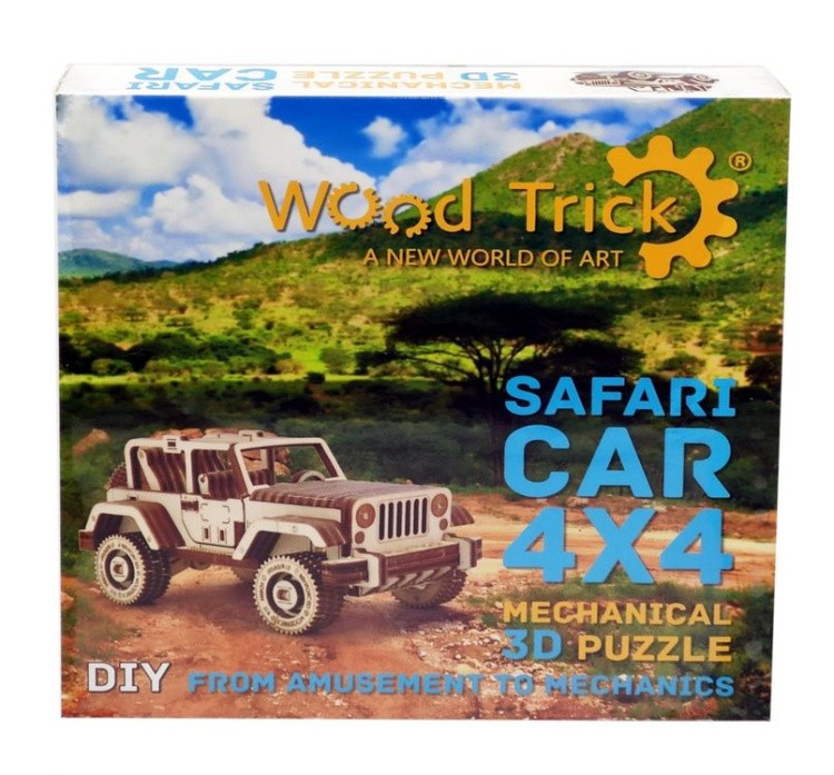 Конструктор из дерева «Сафари Джип», Wood Trick — картинка 8