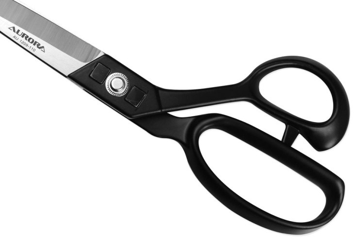 Ножницы профессиональные портновские, облегченные 28 см/4 мм /11", Aurora — картинка 3