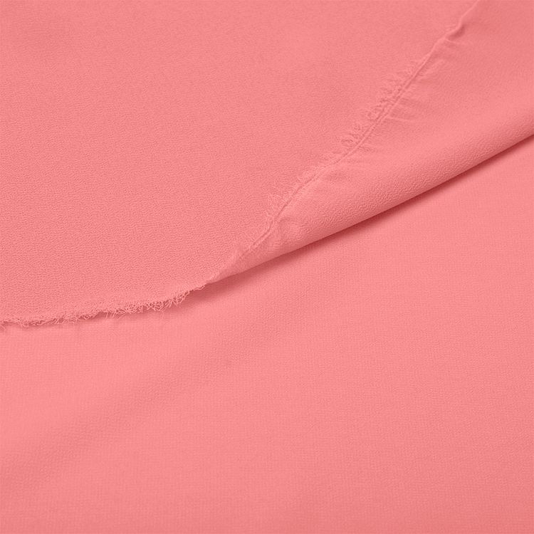 Ткань Креп-шифон, 5 м, ширина 150 см, 105 г/м2, цвет: нежно-розовый, TBY — картинка 4