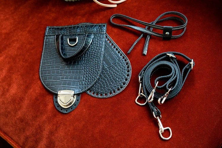 Набор для вязаного рюкзака «Черный», Gamma — картинка 6