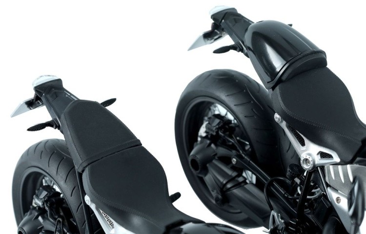 Сборная модель мотоцикла «BMW R nineT (Pre-colored Edition)», пластик, масштаб 1:9, MENG — картинка 8