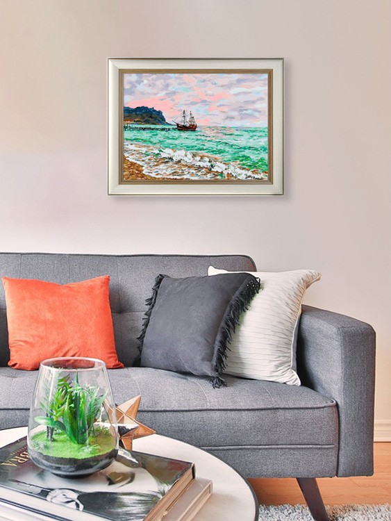 Картина по номерам «На заре» — картинка 9