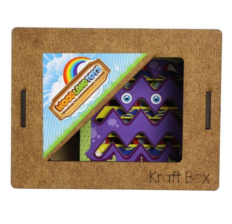 Развивающее пособие из дерева «Линейки-трафареты Морские жители» — картинка 6