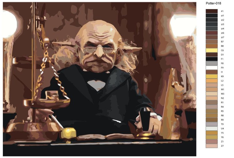 Картина по номерам «Гарри Поттер: Банк Гринготтс» — картинка 2