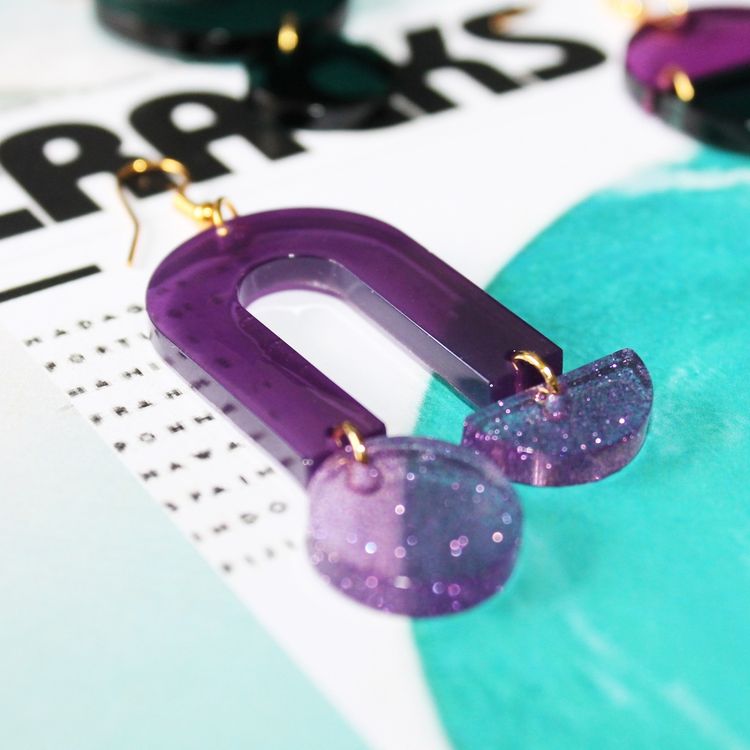 Набор для создания украшений из эпоксидной смолы «Серьги #1», FancyOn — картинка 4