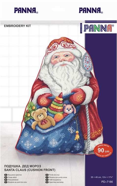 Набор для вышивания «Подушка. Дед Мороз» — картинка 2