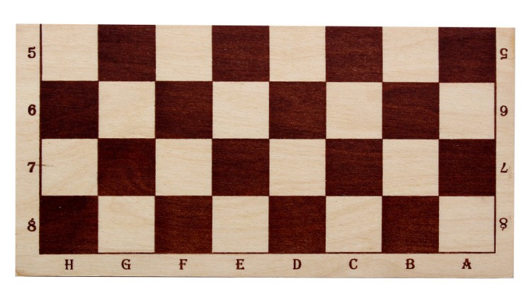 Шахматы обиходные лакированные с доской 29х14,5 см — картинка 2