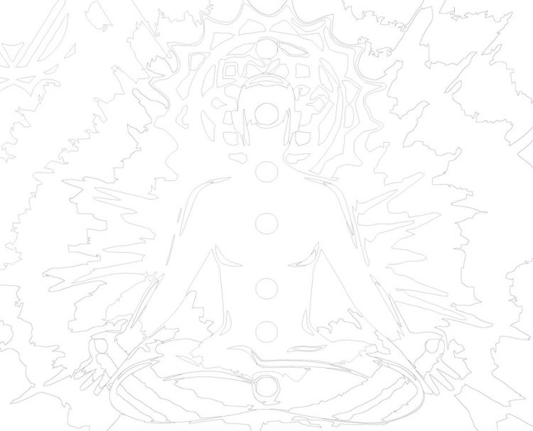 Картина по номерам «Медитация Ом» — картинка 3