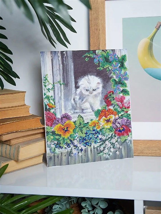 Набор вышивки бисером «Первая прогулка» — картинка 9