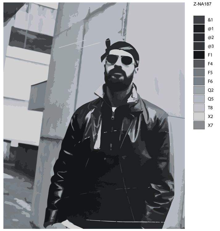 Картина по номерам «MiyaGi» — картинка 2