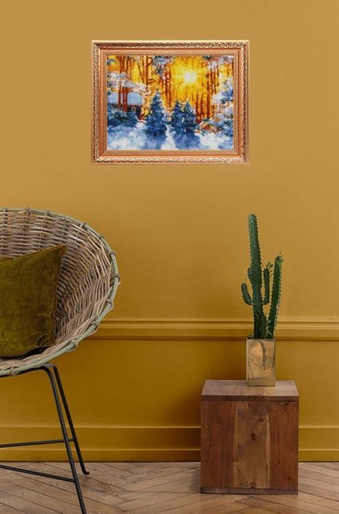 Алмазная вышивка «Февраль» — картинка 4