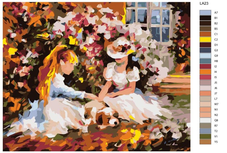 Картина по номерам «Дружба» — картинка 2