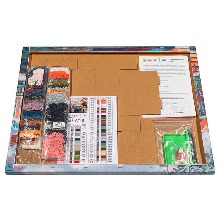 Алмазная вышивка «Амстердам. Мост через канал» — картинка 3