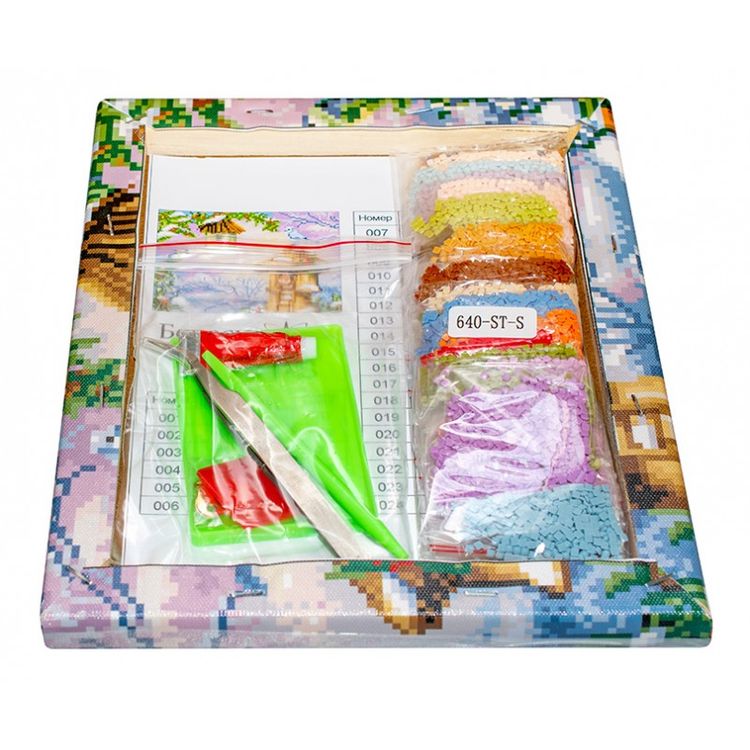 Алмазная вышивка «Зимний вечер» — картинка 3