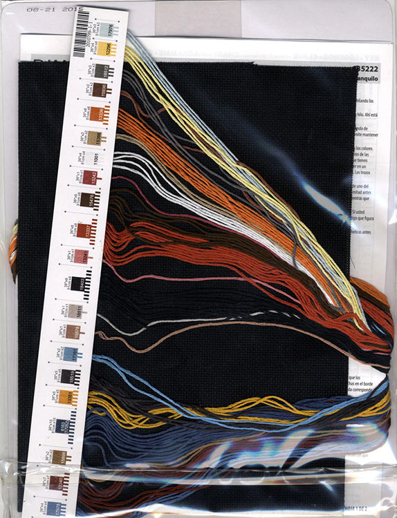 Набор для вышивания «Купающийся тигр» — картинка 5