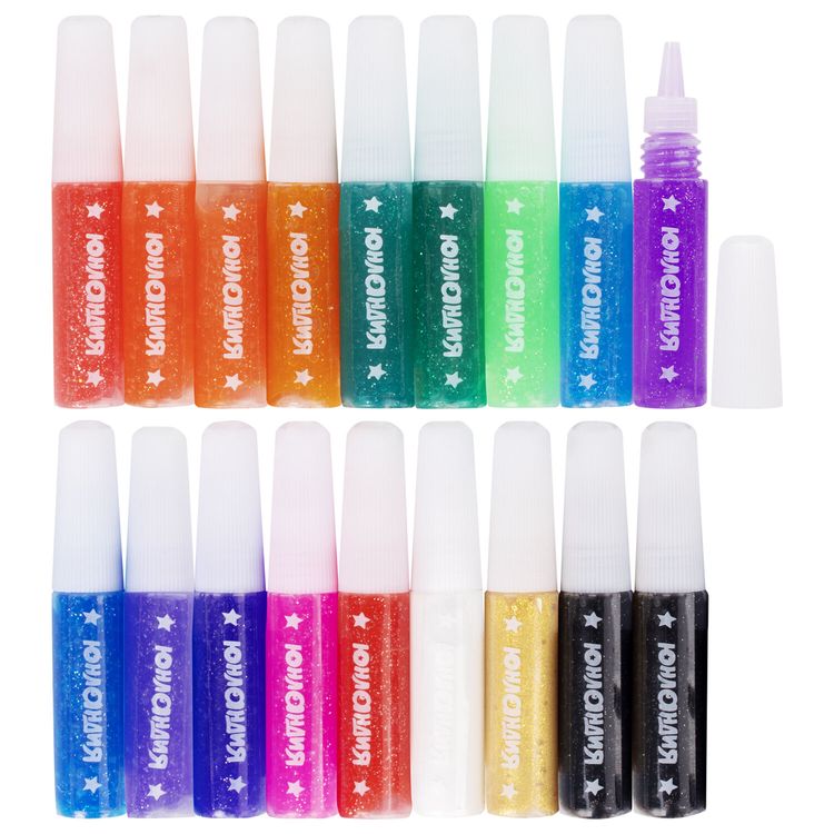 Гель с блестками, 18 цветов по 6 мл, Юнландия — картинка 2