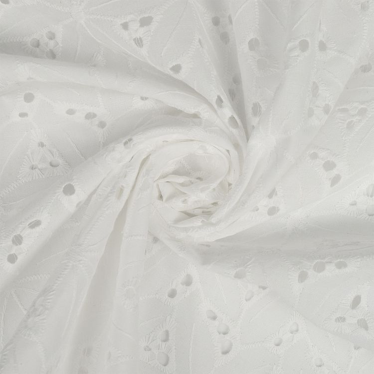 Ткань Шитье, 3 м x 150 см, 100 г/м², цвет: белый, TBY