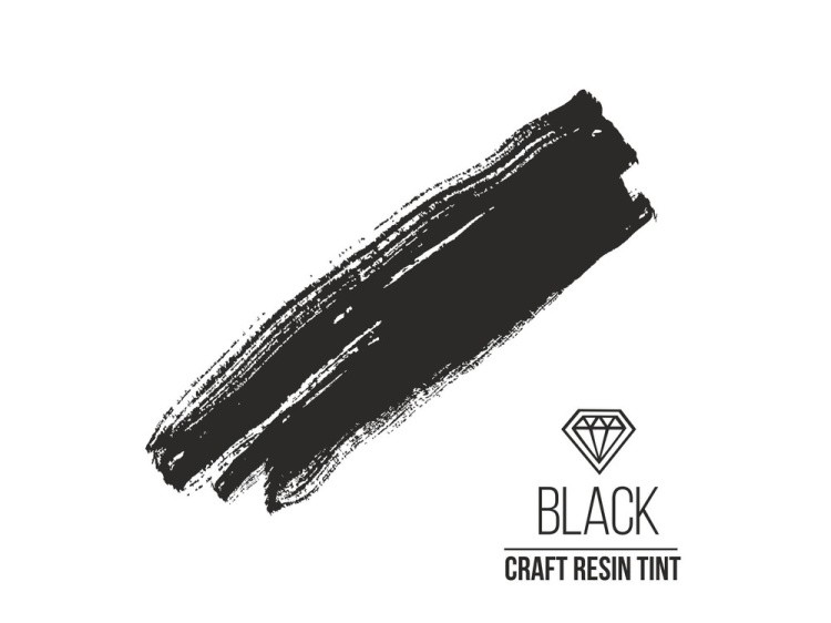 Краситель для смолы и полимеров черный 10 мл, CraftResinTint — картинка 2