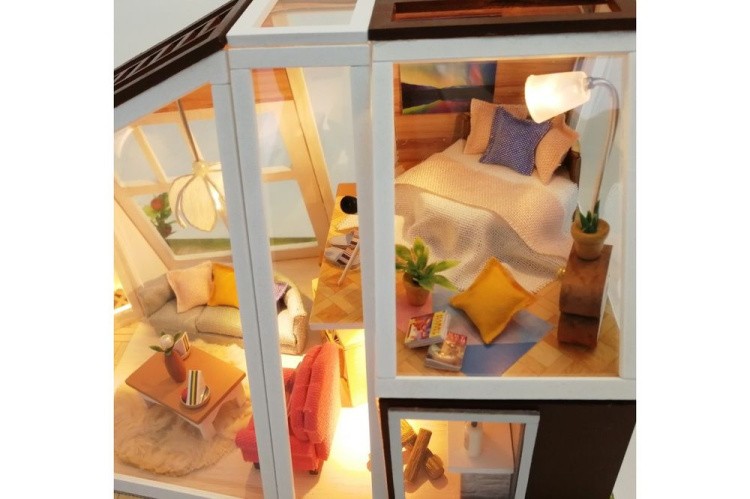 Набор для создания миниатюры (румбокс) «Хижина 21-ого века» (русифицированная версия) — картинка 4