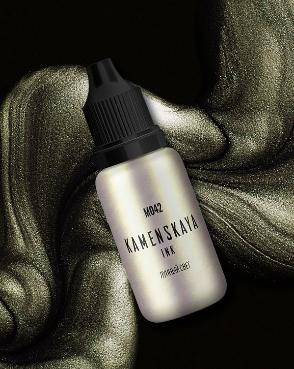 Алкогольные чернила M-042 Лунный свет 15 мл, Kamenskaya Ink — картинка 2
