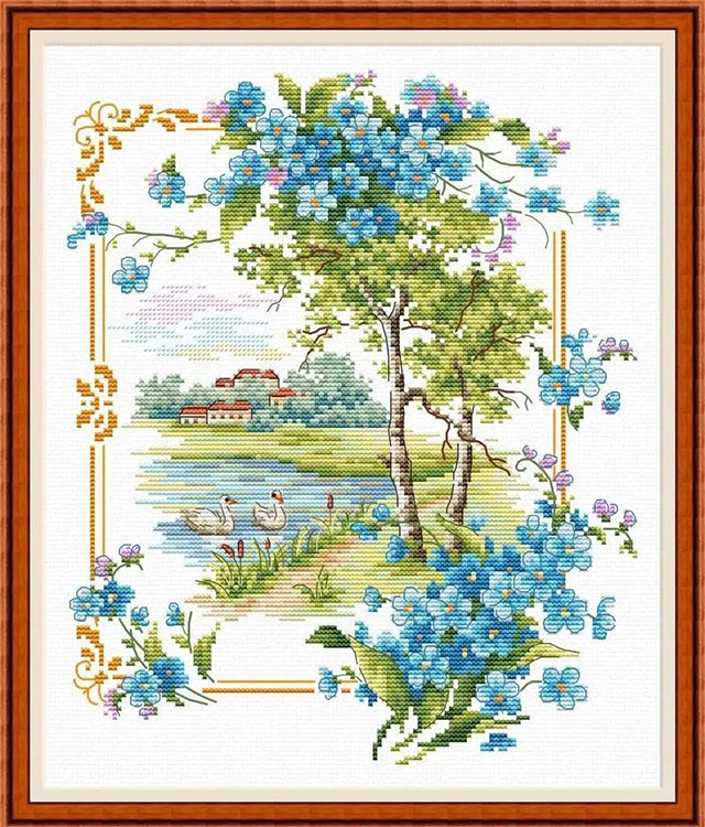 Набор для вышивания «Родные просторы. Незабудки» — картинка 2