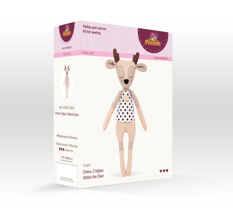 Набор для шитья «Олень Стефан» — картинка 3
