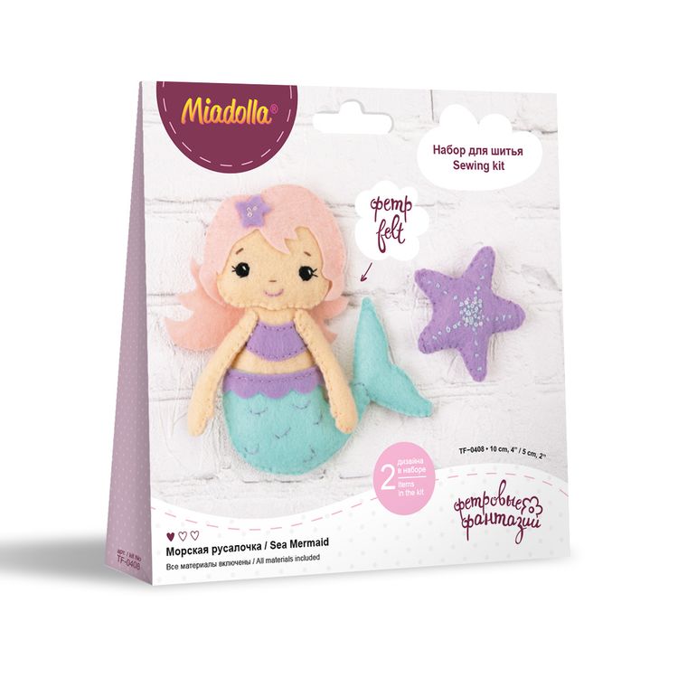 Набор для шитья «Морская русалочка» — картинка 3