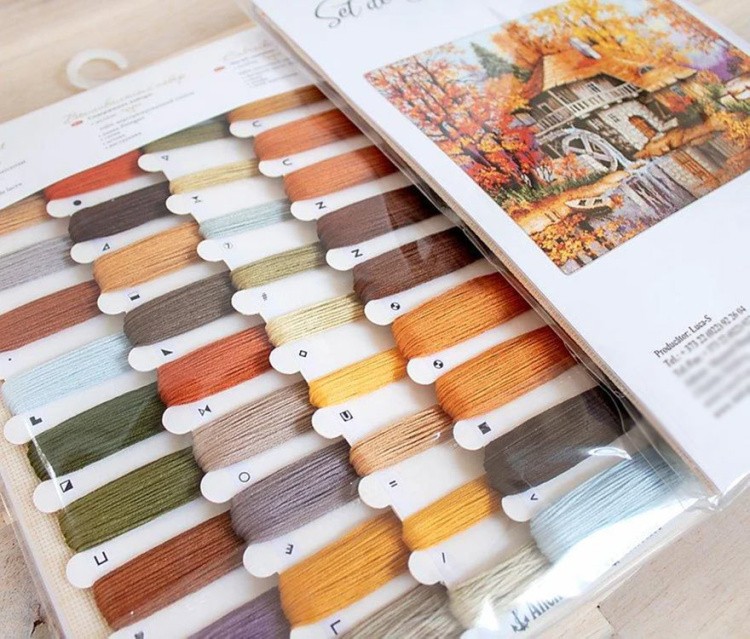 Набор для вышивания «Осенний пейзаж» — картинка 9