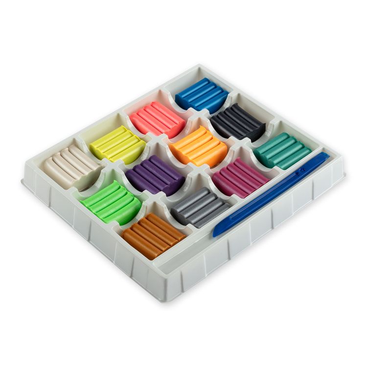 Пластилин восковой «Перламутровые цвета» 12 цв., Лео Играй — картинка 2