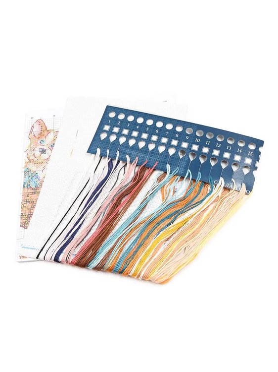 Набор для вышивания «Сэмплер. Корги-озорник» — картинка 2