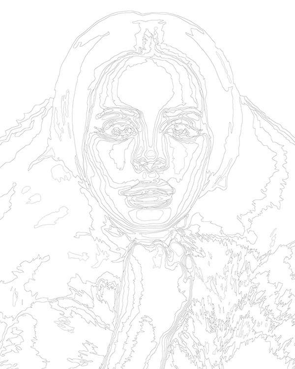 Картина по номерам «Lana Del Rey Лана Дель Рей: портрет» — картинка 3