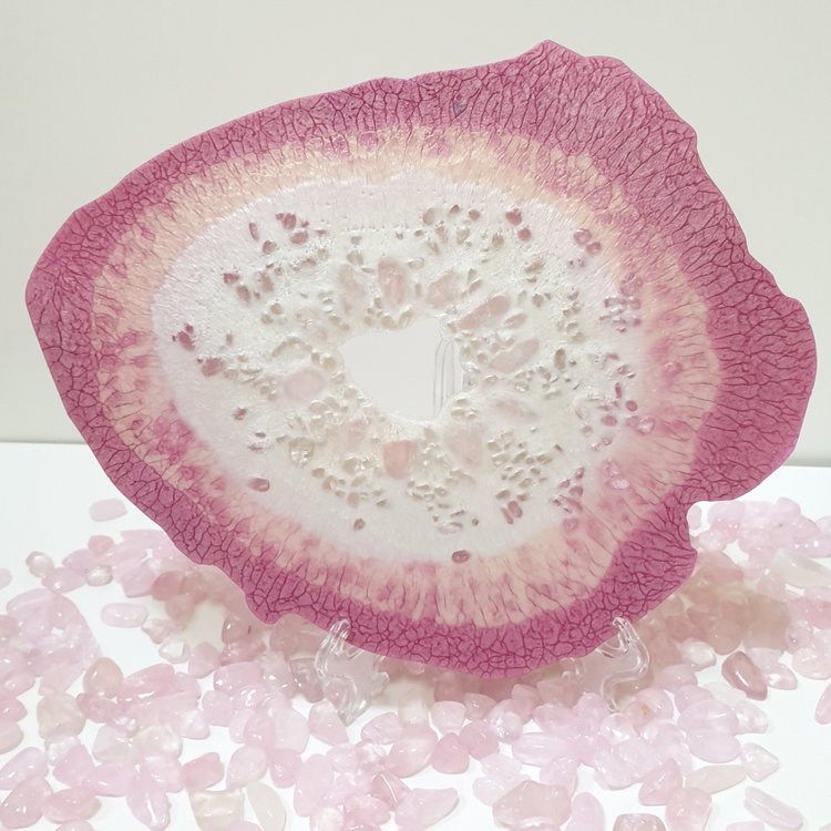 Силиконовый молд для эпоксидной смолы - Срез камня (большая жеода), ResinArt — картинка 5