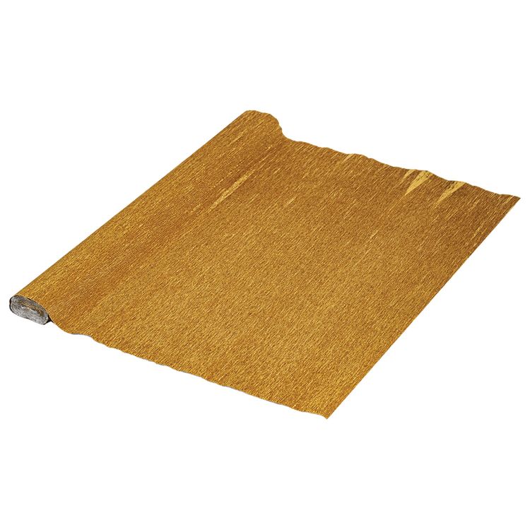 Бумага гофрированная Fiore 140 г/м2, античное золото (917), 50х250 см, Brauberg — картинка 2