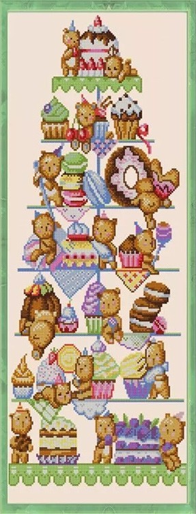 Рисунок на ткани «Сладости» — картинка 2