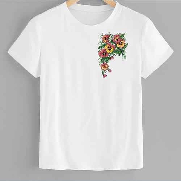 Набор для вышивания «Букет анютиных глазок» — картинка 4