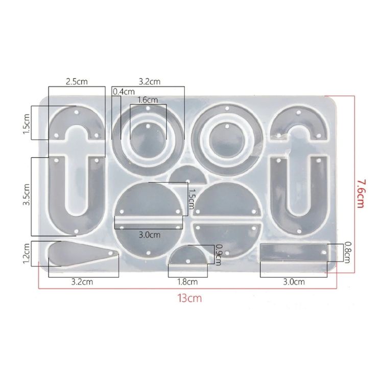 Набор для создания украшений из эпоксидной смолы «Серьги #5», FancyOn — картинка 5