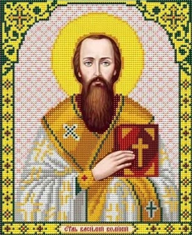 Рисунок на ткани «Святой Василий»