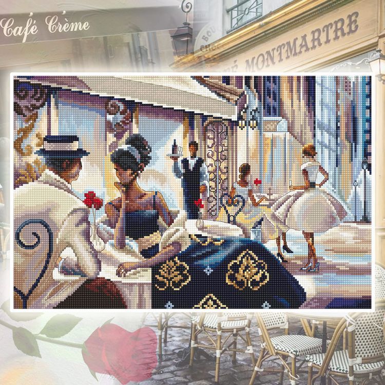 Набор для вышивания «Приятный вечер в кафе» — картинка 2