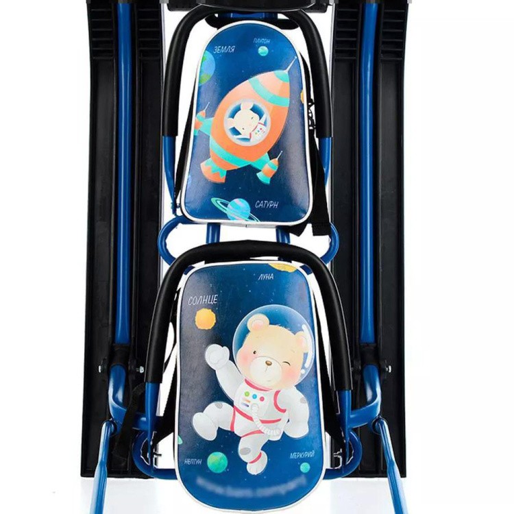 Снегокат детский 505 TWINS BABY PUSH со спинкой для двоих — картинка 9