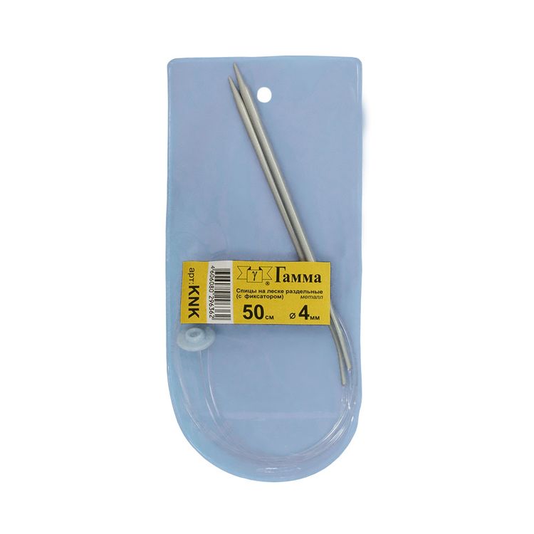Спицы раздельные 50 см, металл, d 4 мм, Gamma — картинка 2