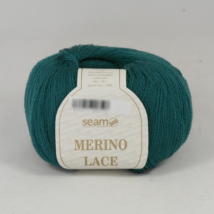 Пряжа SEAM MERINO LACE (15), изумрудный, 5 шт. по 50 г — картинка 2